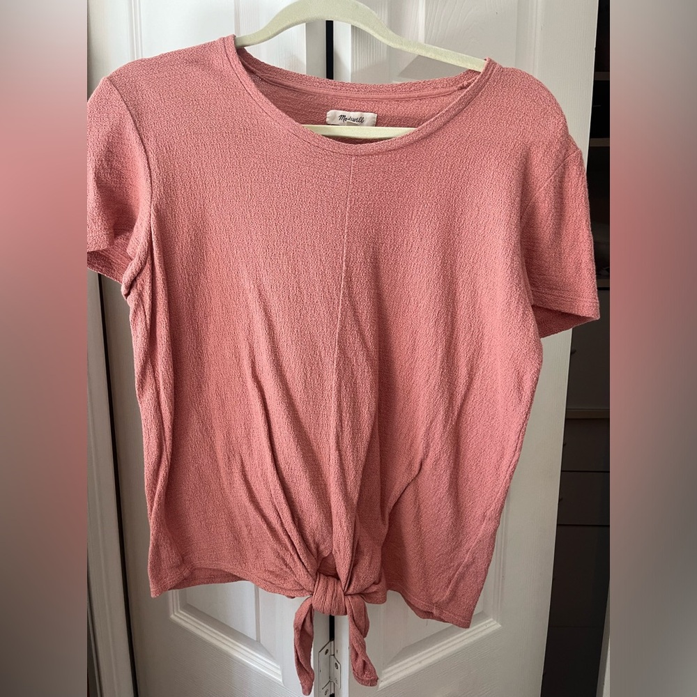 Madewell Tie Front top